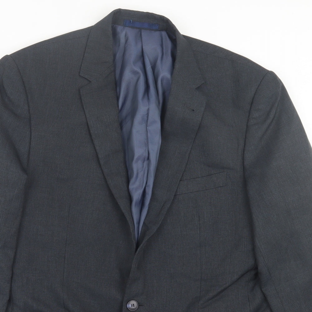 Mens UK Size 42 Matalan Regular Grey Suit Jacket