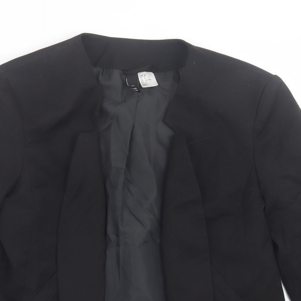 Womens UK Size 12 H&M Black Jacket