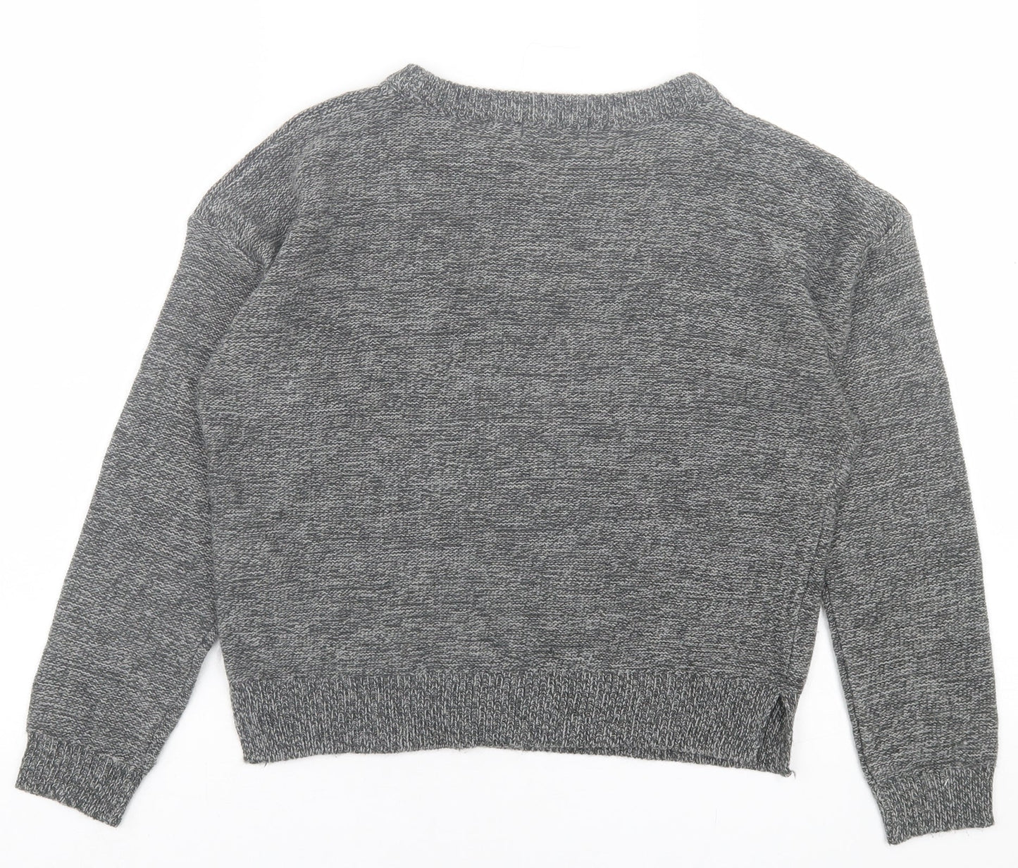 Womens UK Size XS Brave Soul Grey Pullover Jumper