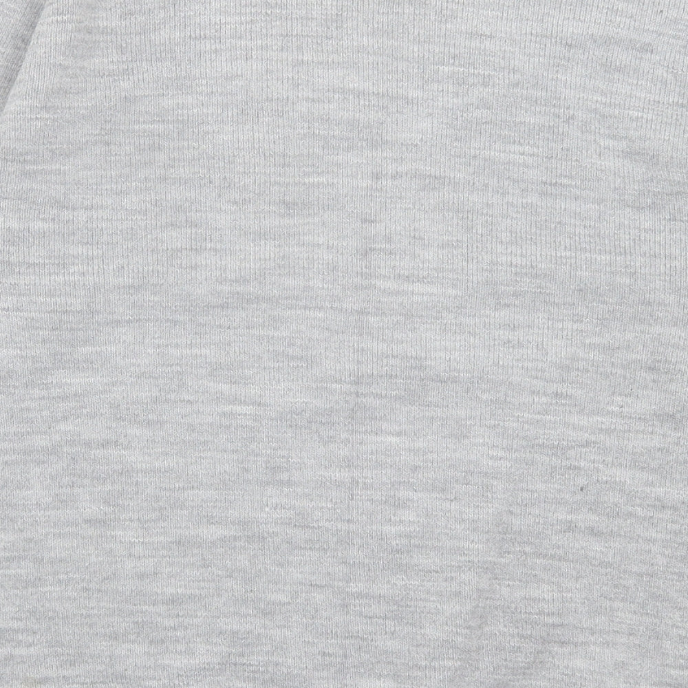 Preworn Womens Grey Crew Neck  Acrylic Pullover Jumper Size S
