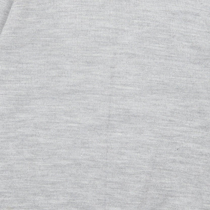 Preworn Womens Grey Crew Neck  Acrylic Pullover Jumper Size S