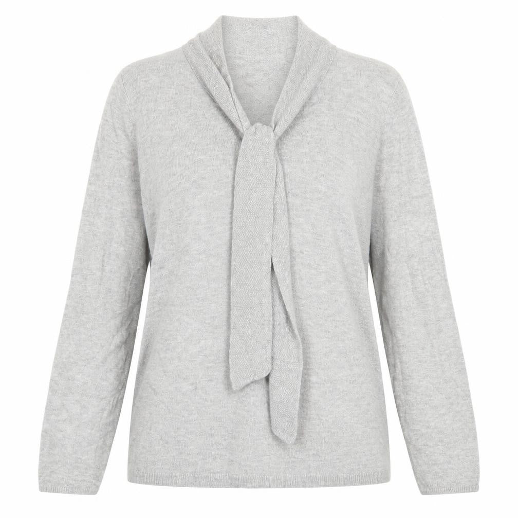 Womens UK Size 10 Damart Grey Pullover Jumper