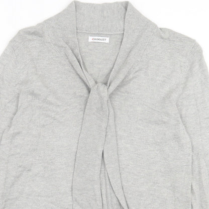 Womens UK Size 10 Damart Grey Pullover Jumper