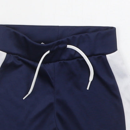 Dunnes Boys Blue  Polyester Sweat Shorts Size 3 Years  Regular Drawstring - Northern Island