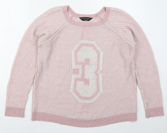 Womens UK Size 14 Dorothy Perkins Pink Pullover Jumper