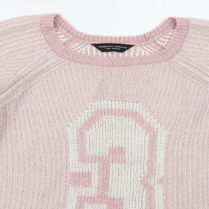 Womens UK Size 14 Dorothy Perkins Pink Pullover Jumper