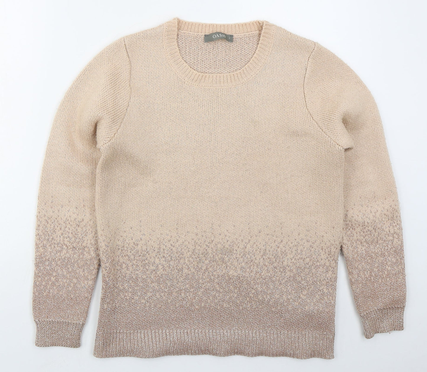 Womens UK Size S Oasis Pink Pullover Jumper