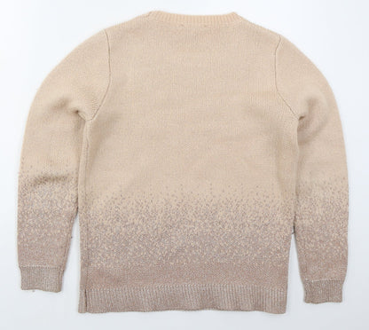 Womens UK Size S Oasis Pink Pullover Jumper