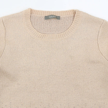 Womens UK Size S Oasis Pink Pullover Jumper