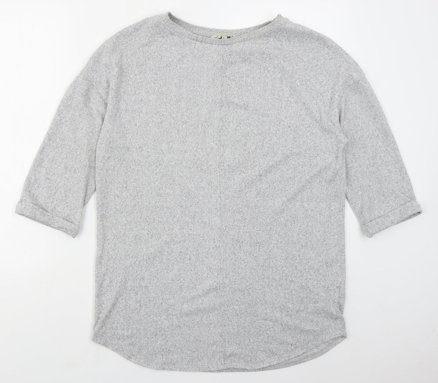 F&F Womens Grey  Viscose Pullover Sweatshirt Size 12  Pullover