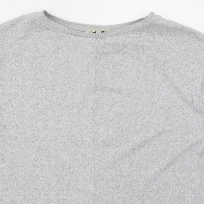F&F Womens Grey  Viscose Pullover Sweatshirt Size 12  Pullover