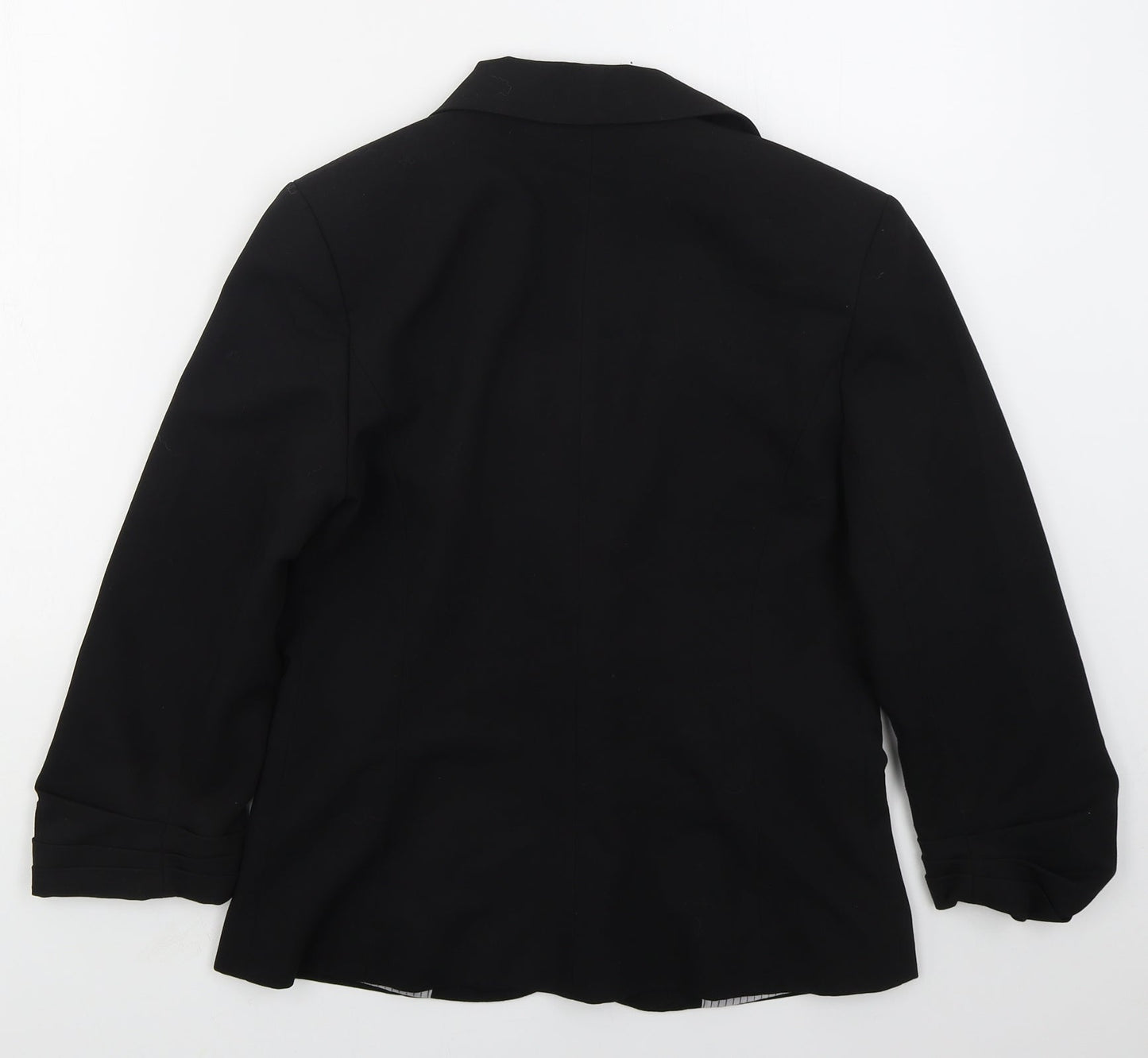 Atmosphere Womens Black  Polyester Jacket Suit Jacket Size 10