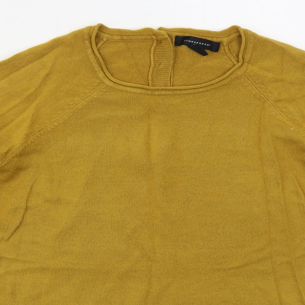 Womens UK Size 10 Atmosphere Beige Pullover Jumper