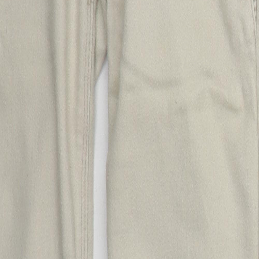 Denim Co Womens Beige  Cotton Skinny Jeans Size 10 L29 in Regular Button