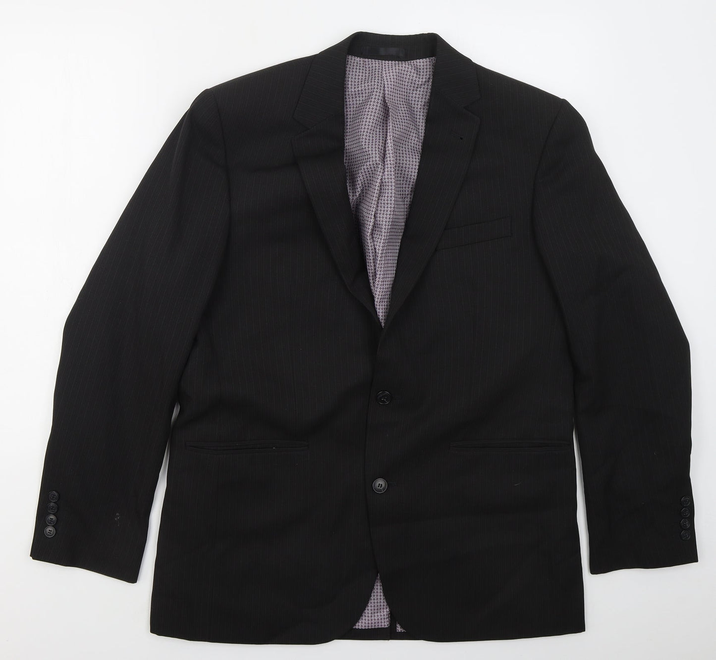 Mens UK Size 40 Taylor & Wright Regular Black Suit Jacket