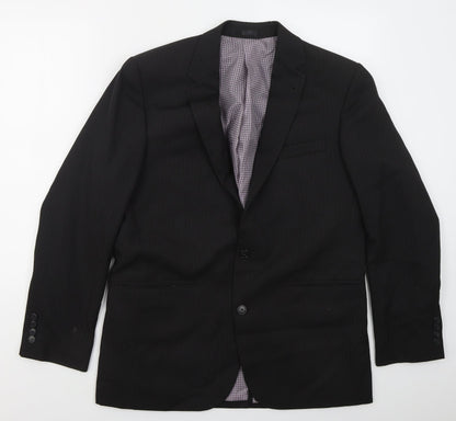 Mens UK Size 40 Taylor & Wright Regular Black Suit Jacket