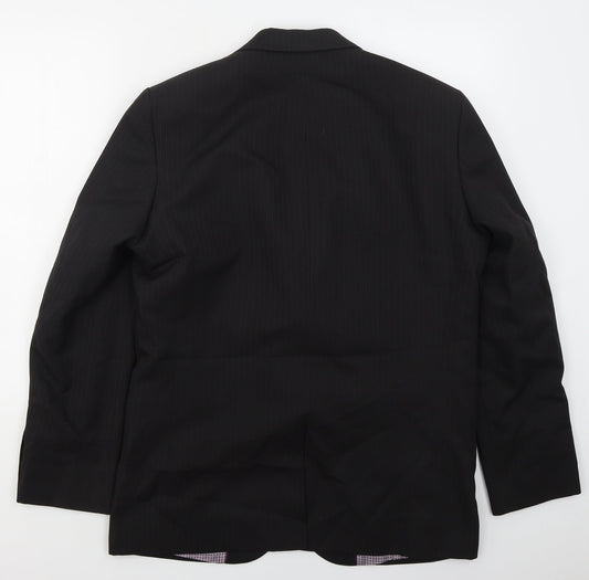 Mens UK Size 40 Taylor & Wright Regular Black Suit Jacket