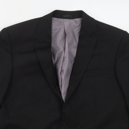 Mens UK Size 40 Taylor & Wright Regular Black Suit Jacket