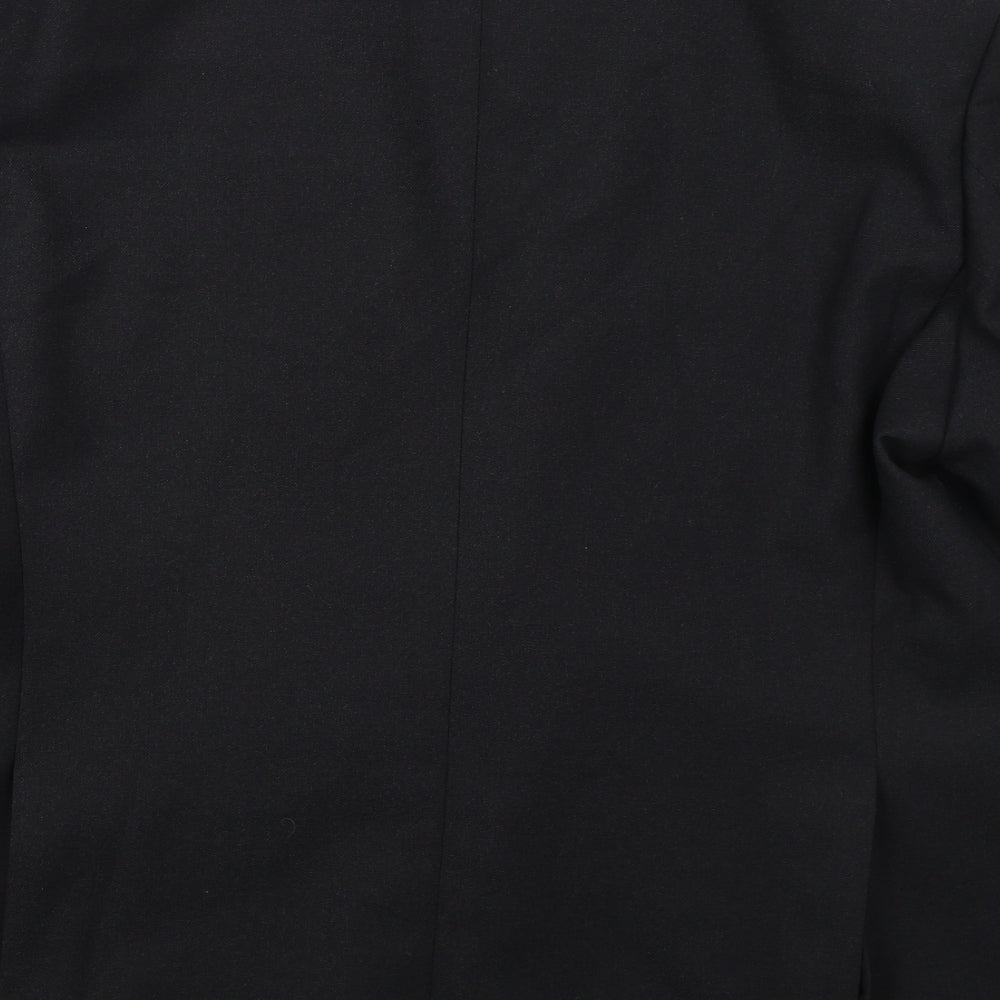 Alpha & Plus Mens Grey  Acetate Jacket Suit Jacket Size 46