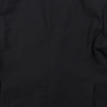 Alpha & Plus Mens Grey  Acetate Jacket Suit Jacket Size 46