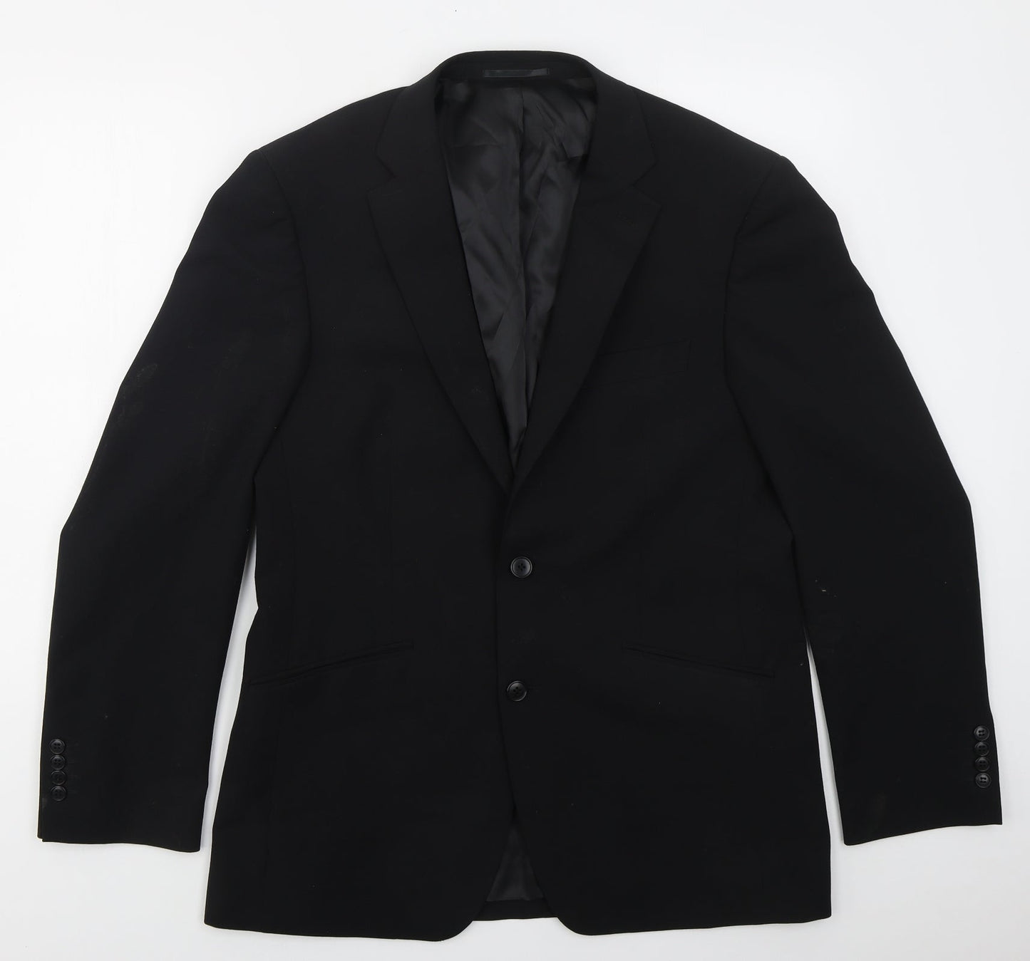 Mens UK Size 40 Daniel Grahame Regular Black Suit Jacket
