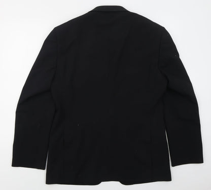 Mens UK Size 40 Daniel Grahame Regular Black Suit Jacket