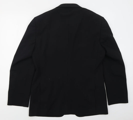 Mens UK Size 40 Daniel Grahame Regular Black Suit Jacket