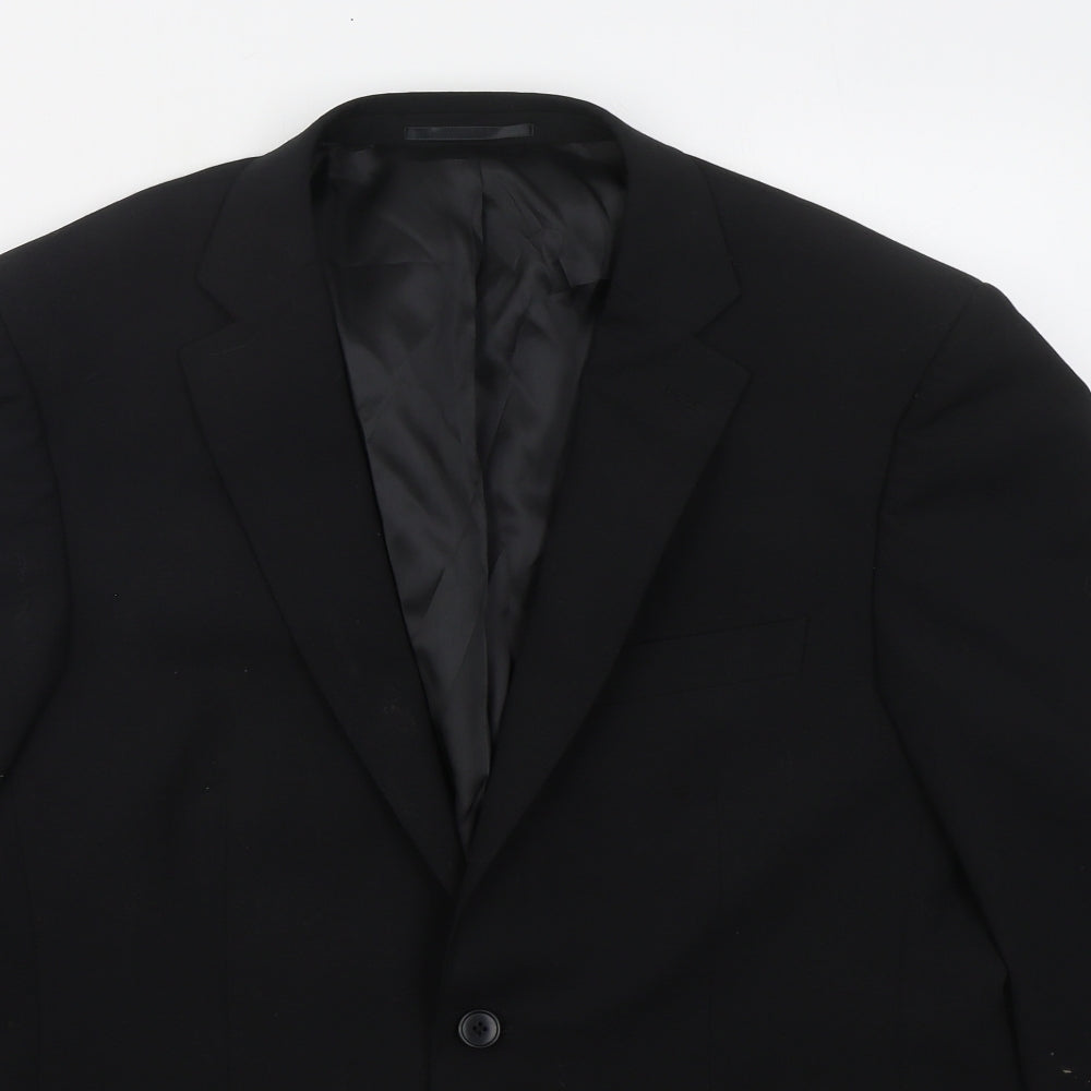 Mens UK Size 40 Daniel Grahame Regular Black Suit Jacket