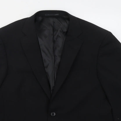 Mens UK Size 40 Daniel Grahame Regular Black Suit Jacket