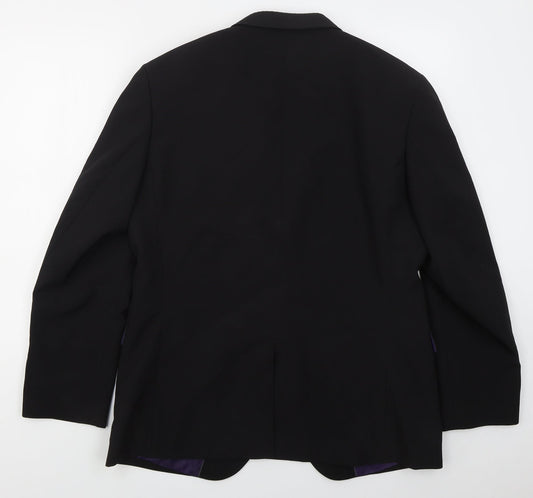 Mens UK Size 42 Taylor & Wright Regular Black Suit Jacket