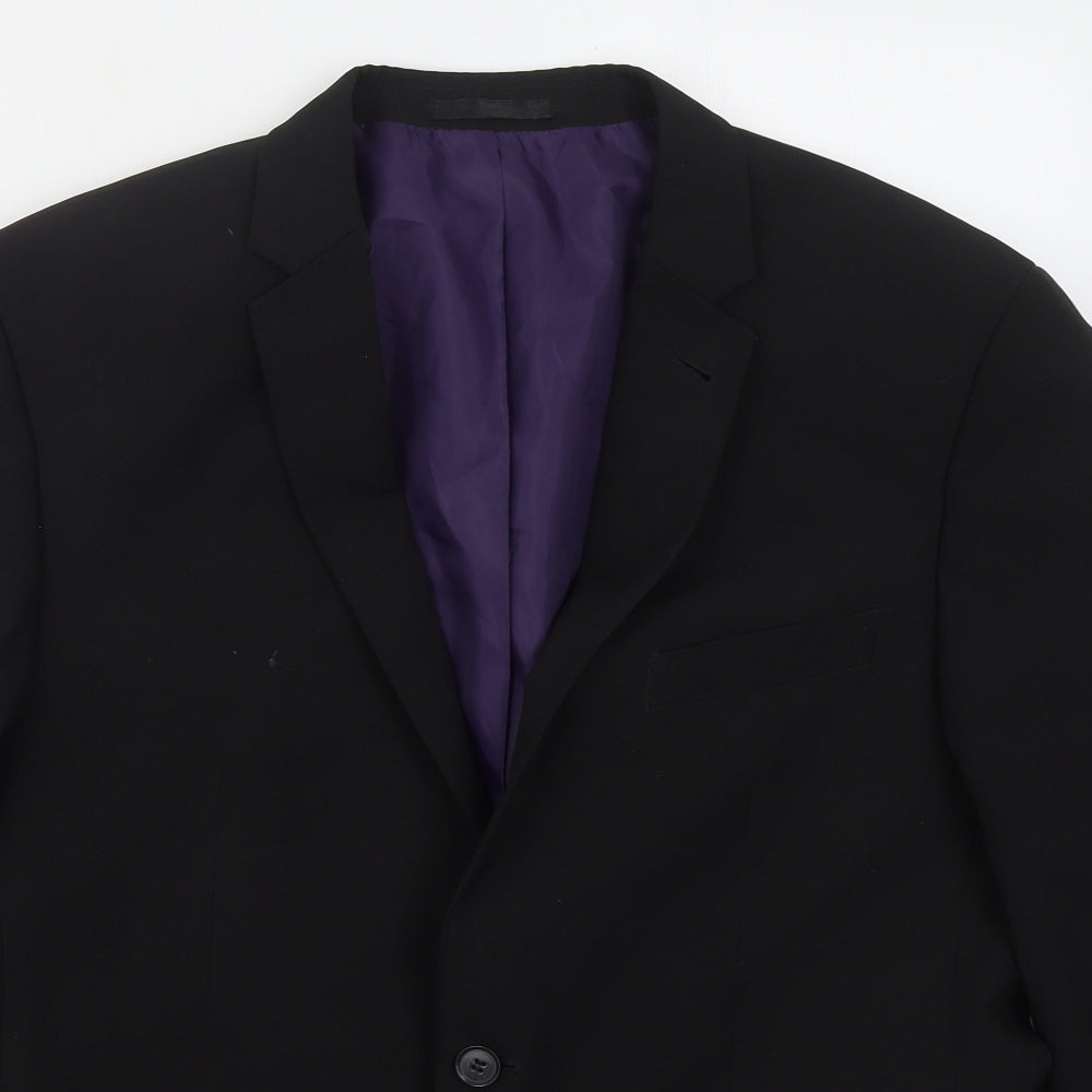 Mens UK Size 42 Taylor & Wright Regular Black Suit Jacket