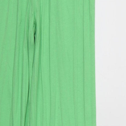 Womens UK Size 8 Missguided Regular Fit Jegging Green Trousers