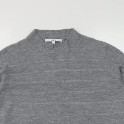 Womens UK Size L Vida Vi Grey Pullover Jumper