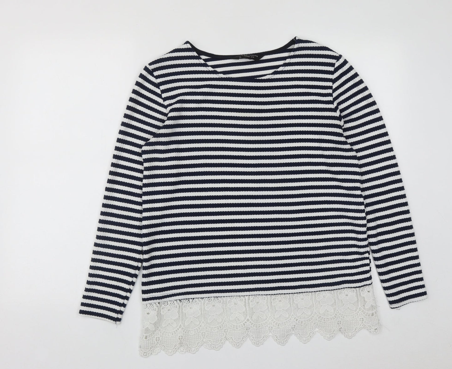 Womens UK Size 10 Dorothy Perkins Multicoloured Basic T-Shirt