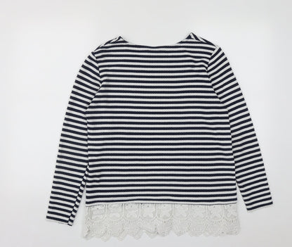 Womens UK Size 10 Dorothy Perkins Multicoloured Basic T-Shirt