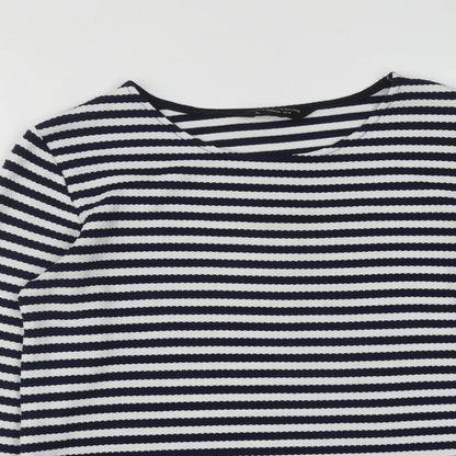 Womens UK Size 10 Dorothy Perkins Multicoloured Basic T-Shirt