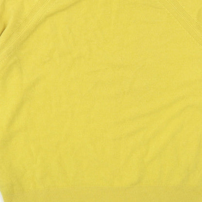 Womens UK Size 12 Marks and Spencer Yellow Pullover Jumper