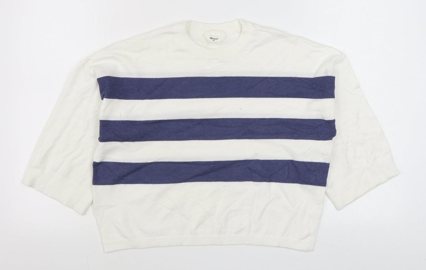 Womens UK Size XS Object White Pullover Jumper