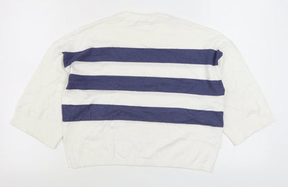 Womens UK Size XS Object White Pullover Jumper