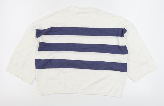 Womens UK Size XS Object White Pullover Jumper