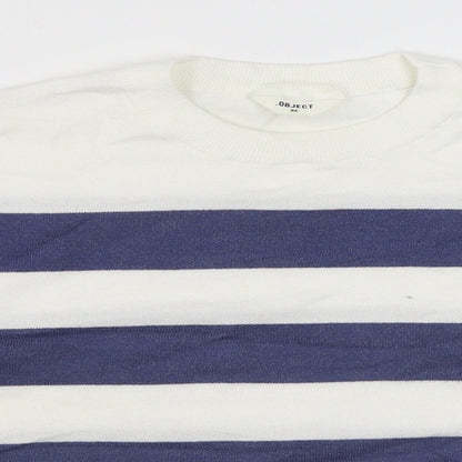 Womens UK Size XS Object White Pullover Jumper