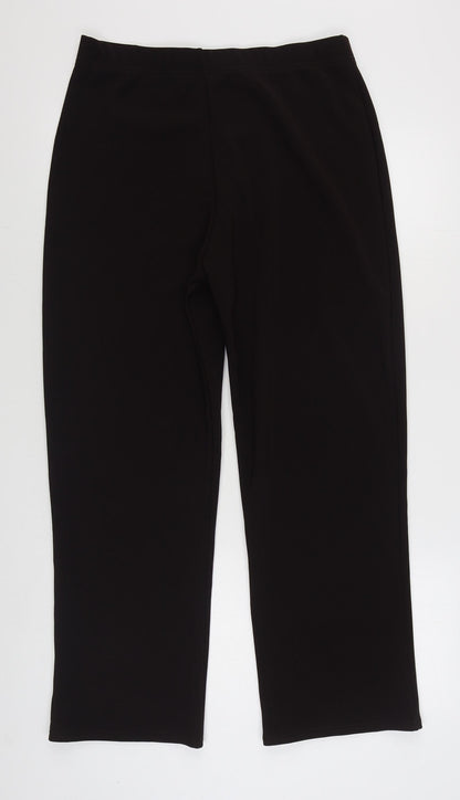 Womens UK Size 3XL Preworn Regular Fit  Brown Trousers