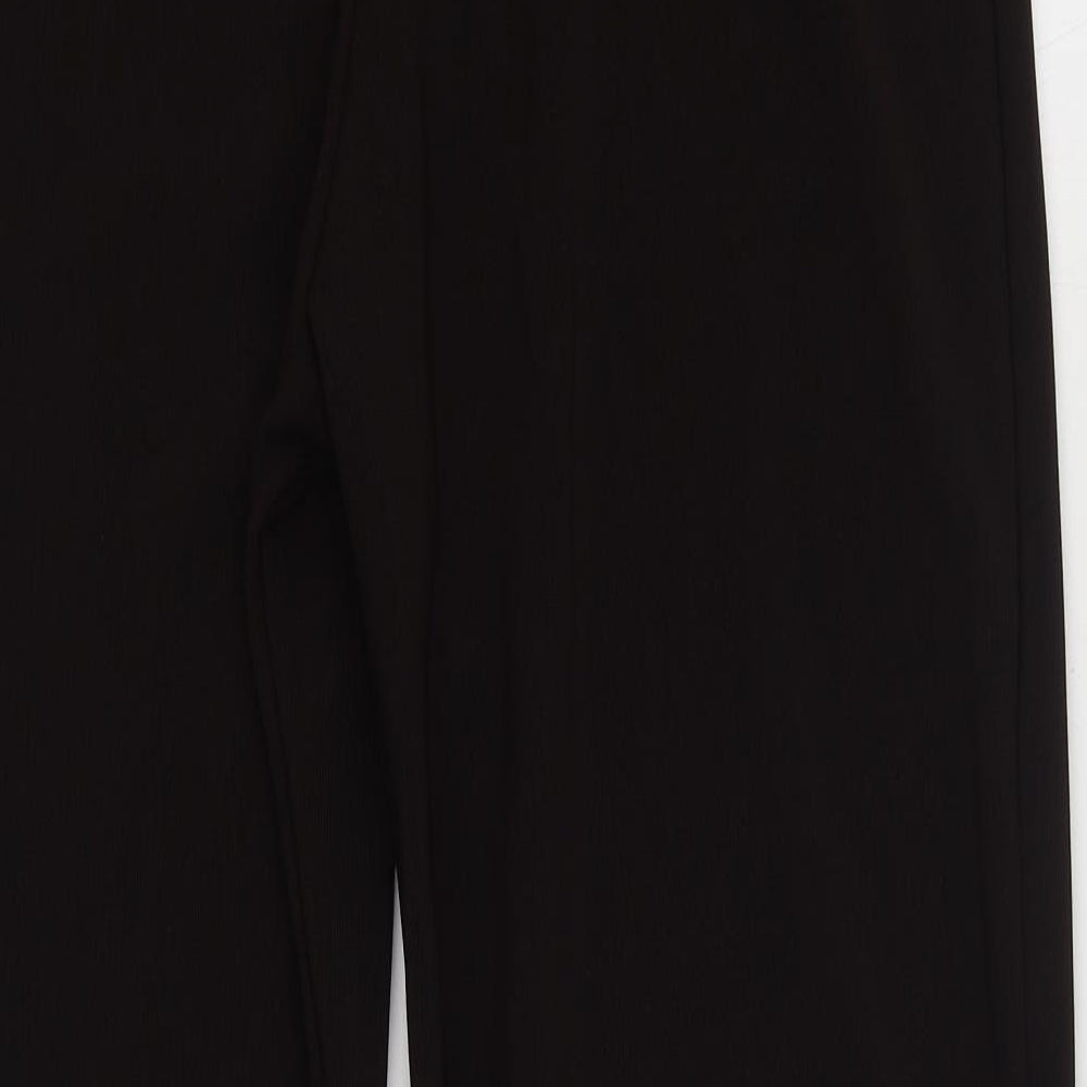 Womens UK Size 3XL Preworn Regular Fit  Brown Trousers