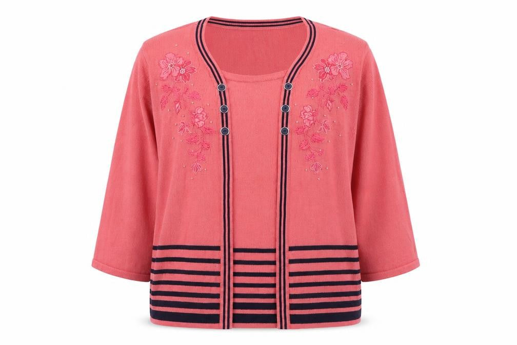 Womens UK Size S Classics Pink Pullover Jumper