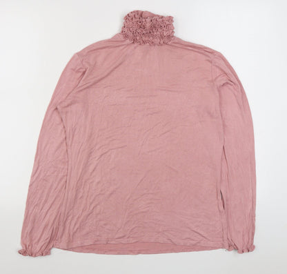 Womens UK Size M Preworn Pink Basic T-Shirt