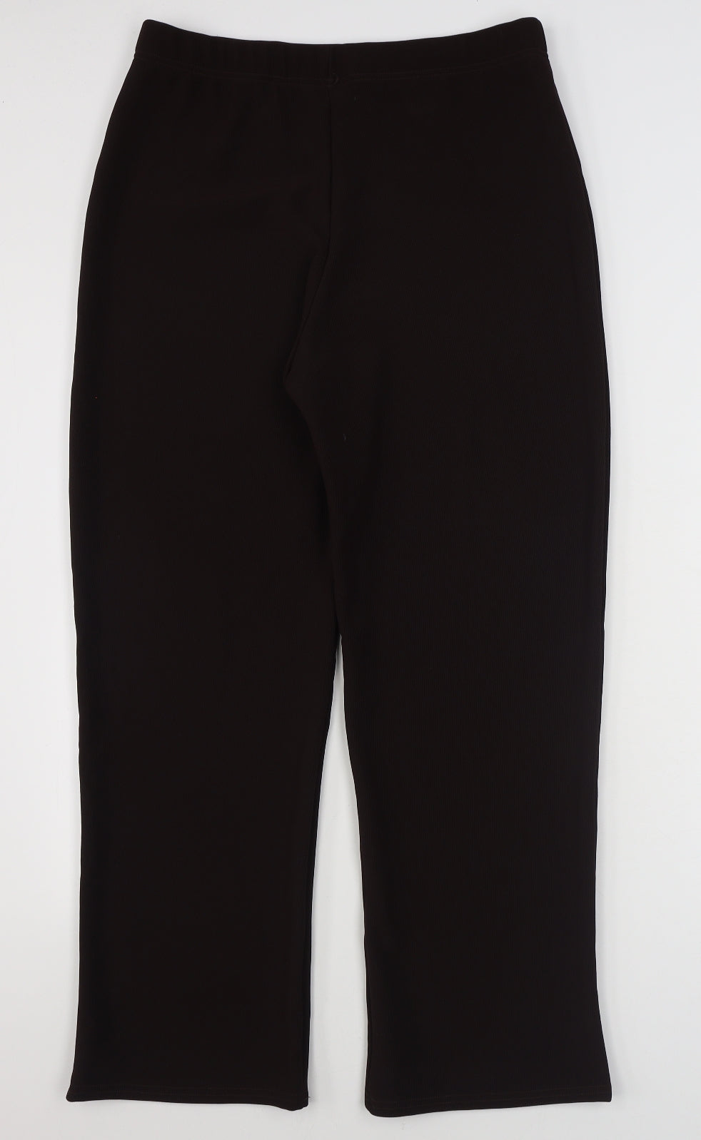 Womens UK Size 3XL Preworn Regular Fit  Brown Trousers