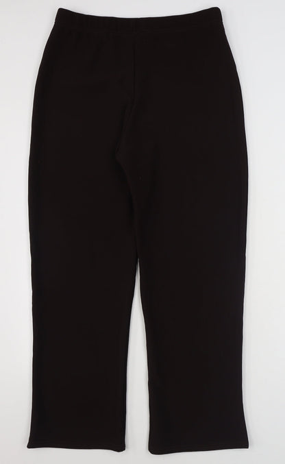 Womens UK Size 3XL Preworn Regular Fit  Brown Trousers