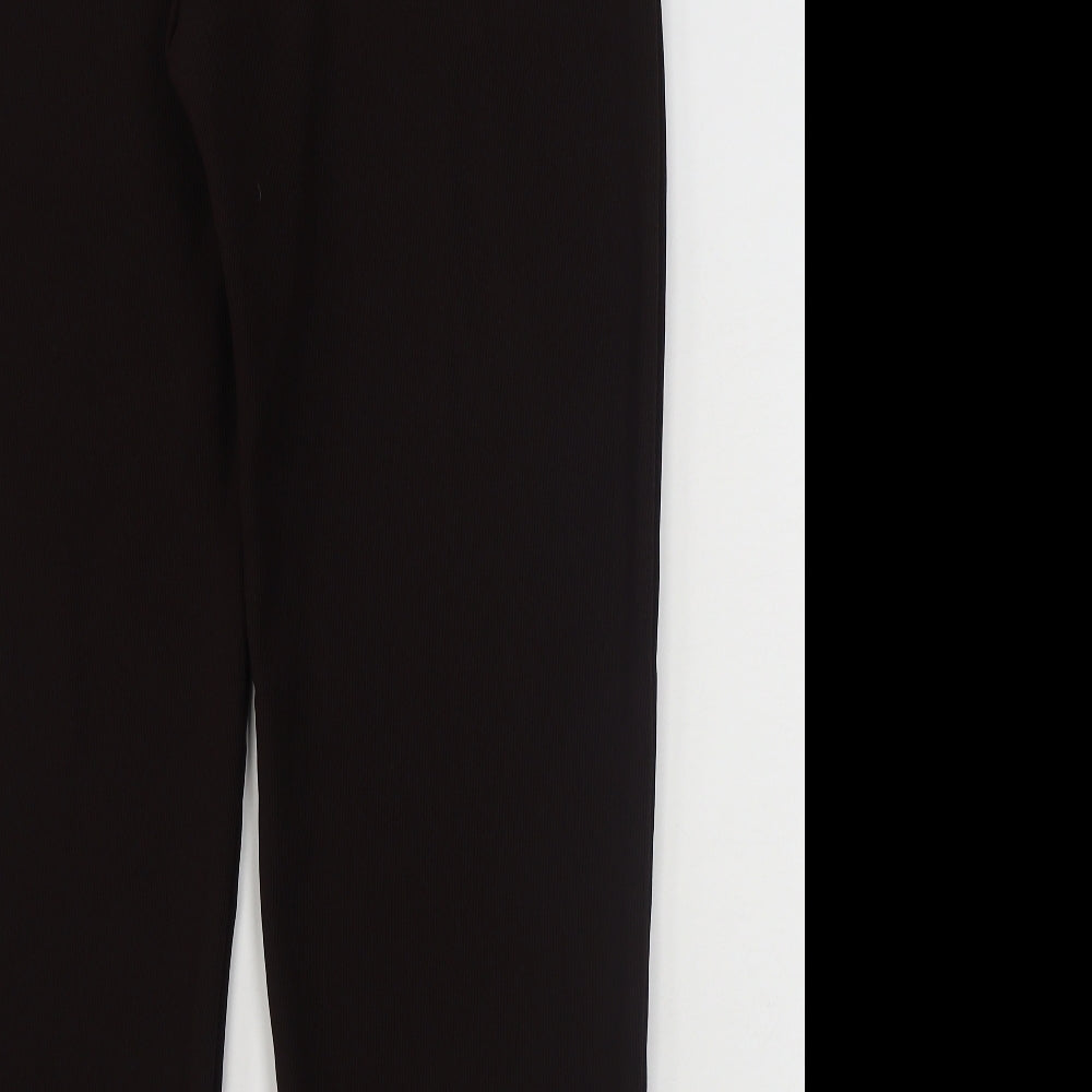 Womens UK Size 3XL Preworn Regular Fit  Brown Trousers