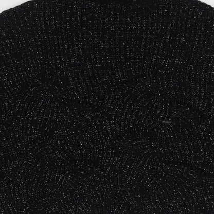 Womens UK Size S Preworn Black Pullover Jumper
