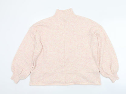 Womens UK Size 10 Miss Selfridge Pink Pullover Jumper
